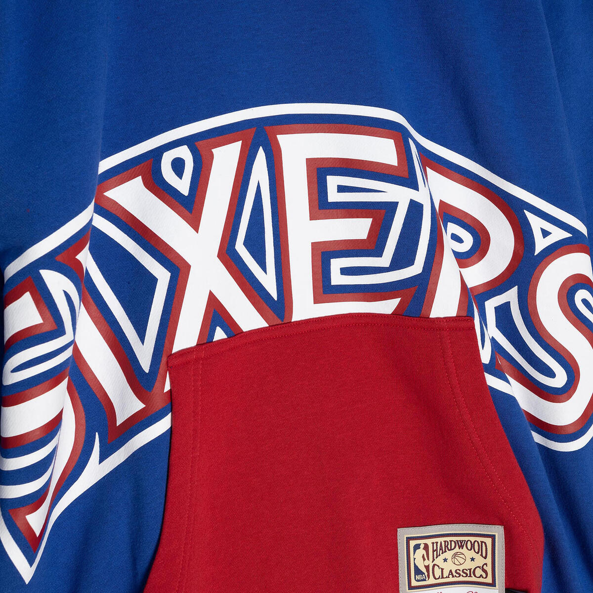 NBA BIG FACE HOODIE 5.0 76ERS - Blue - Image 4