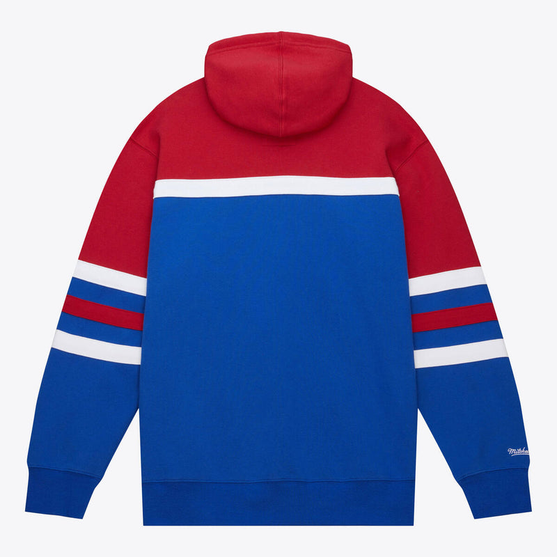 NBA HEAD COACH HOODIE 76ERS - Red-Royal - Image 2