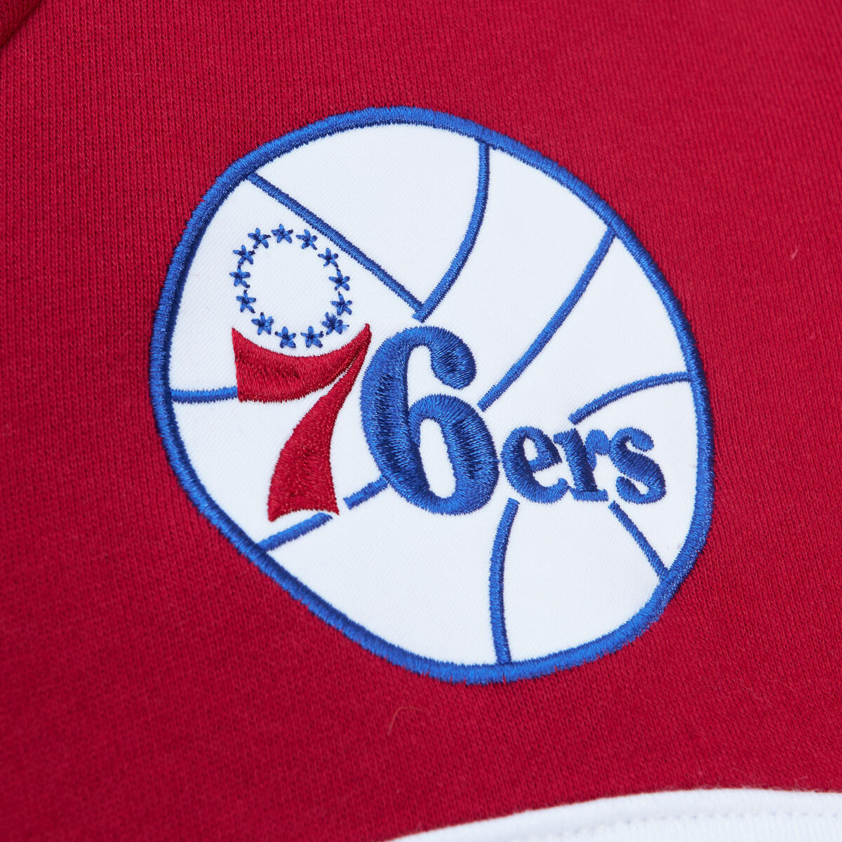 NBA HEAD COACH HOODIE 76ERS - Red-Royal - Image 3