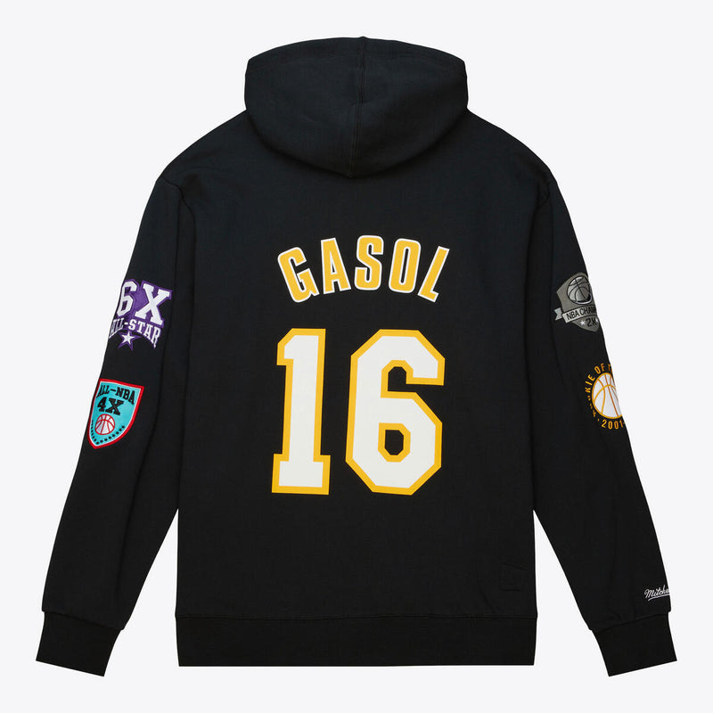 NBA HOF FLEECE HOODIE LAKERS PAU GASOL - Image 4
