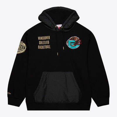 NBA TEAM OG 2.0 FLEECE HOODIE VINTAGE LOGO GRIZZLIES Black FPHD7112-VGRYYPPPBLCK - Image 4