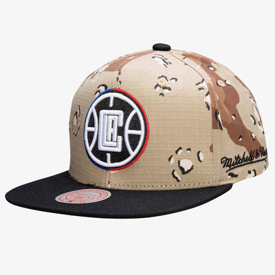 NBA CHOCO CAMO SNAPBACK CLIPPERS Camo HHSS1101-LACYYPPPCAMO - Image 1