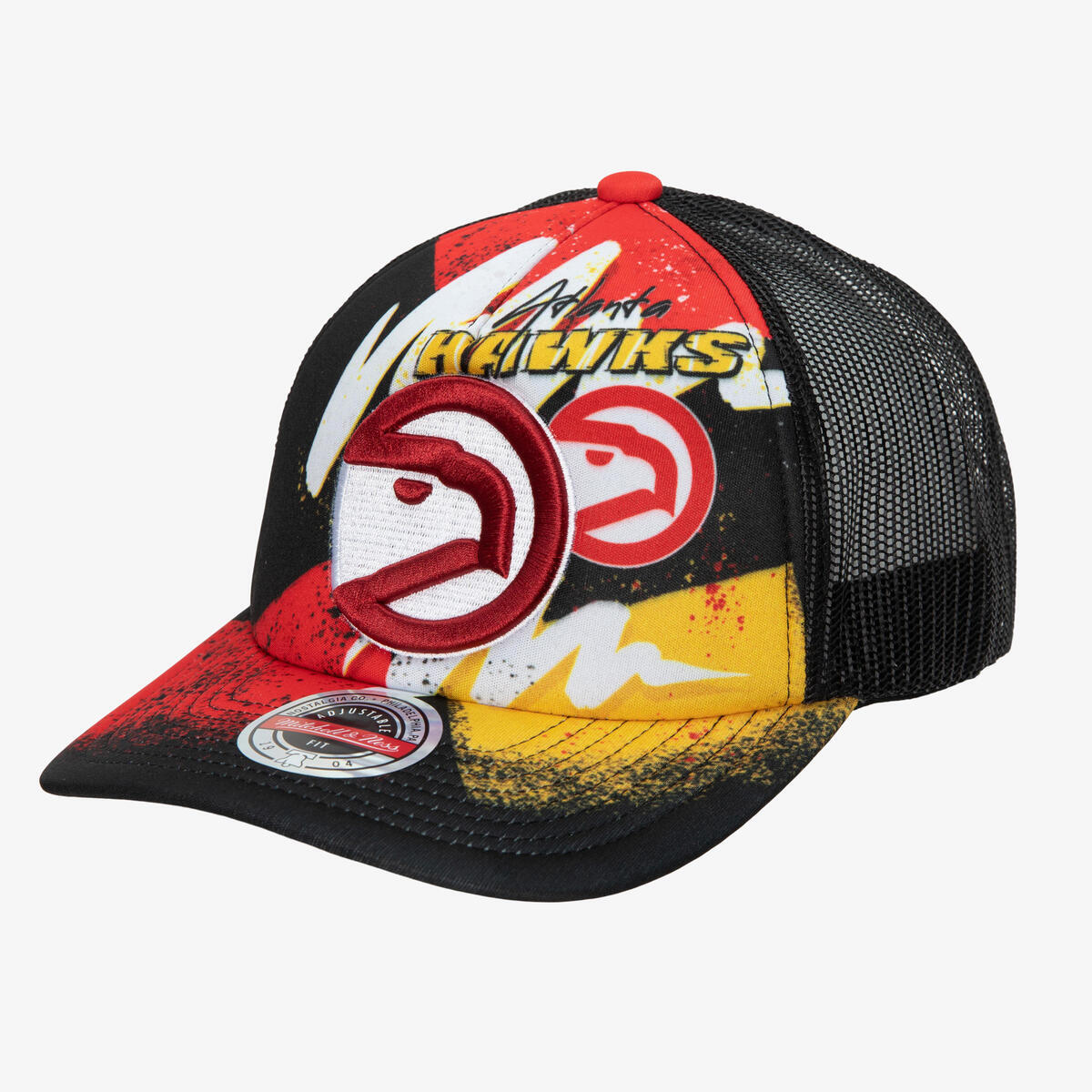 NBA HYPER TRUCKER SNAPBACK HWC HAWKS Black HHSS2993-AHAYYPPPBLCK - Image 1