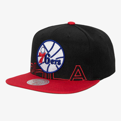 NBA LOWOMEN'S BIG FACE SNAPBACK HWC 76ERS - Black-Red