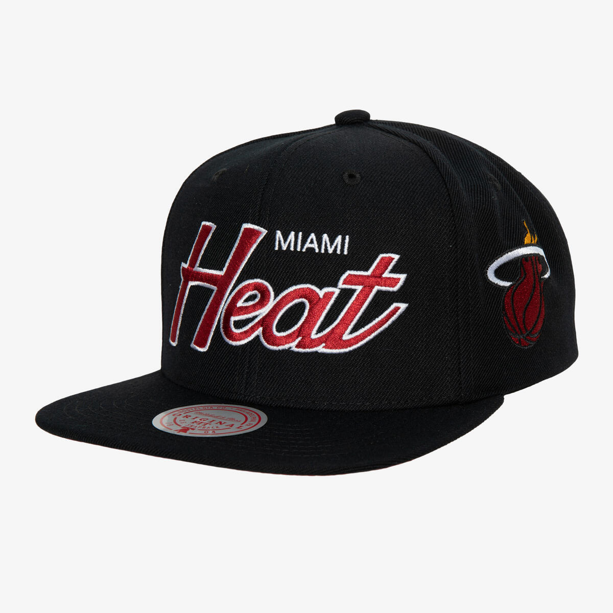 NBA TEAM SCRIPT 2.0 SNAPBACK HEAT Black HHSS3280-MHEYYPPPBLCK - Image 1