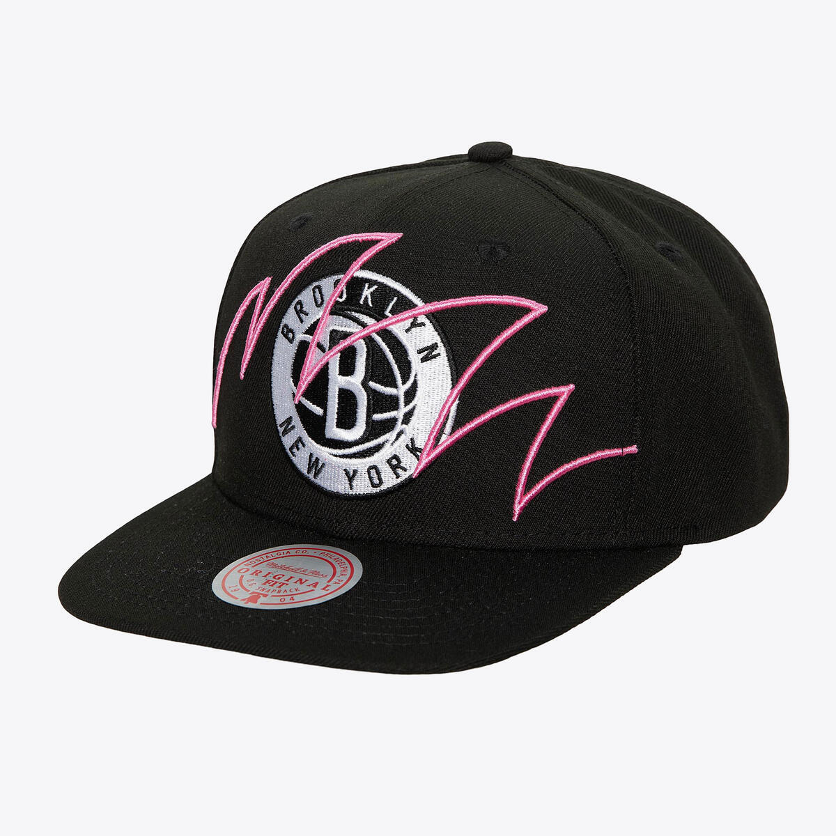 NBA SHARK BITE SNAPBACK NETS Black HHSS3478-BNEYYPPPBLCK - Image 1