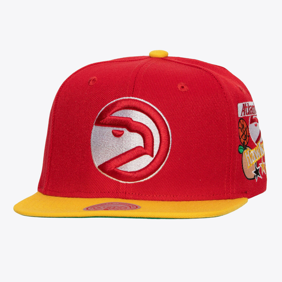 NBA PATCH OVERLOAD SNAPBACK HWC HAWKS Red-Yellow HHSS4327-AHAYYPPPRDYW - Image 1