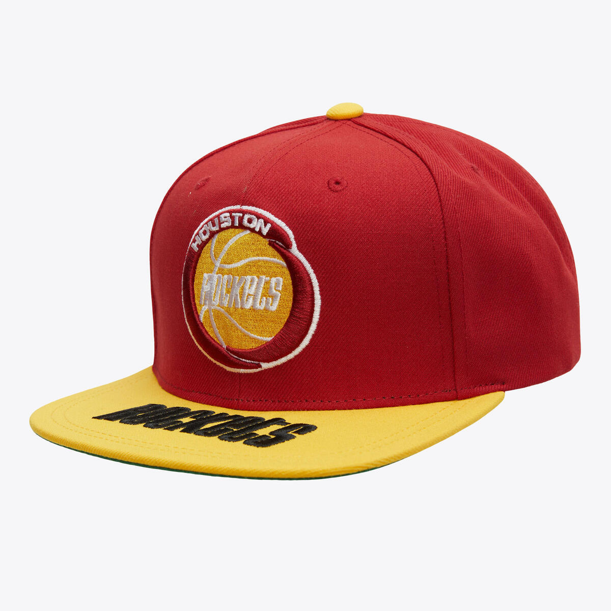 NBA LOGO BILL SNAPBACK HWC ROCKETS Red-Yellow HHSS4528-HROYYPPPRDYW - Image 1