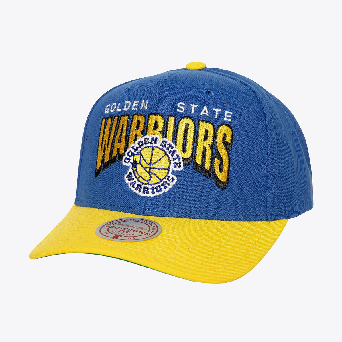 NBA BOOM TEXT PRO SNAPBACK HWC WARRIORS Blue HHSS6279-GSWYYPPPBLUE - Image 1