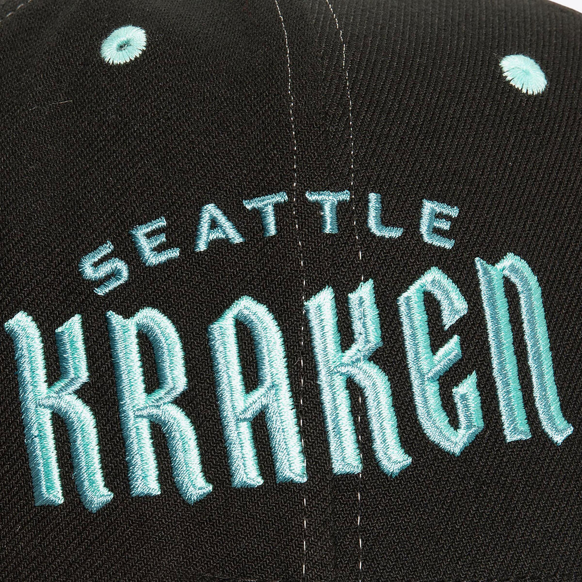 NHL OVERBITE PRO SNAPBACK KRAKEN Black HHSS7311-SKRYYPPPBLCK - Image 3