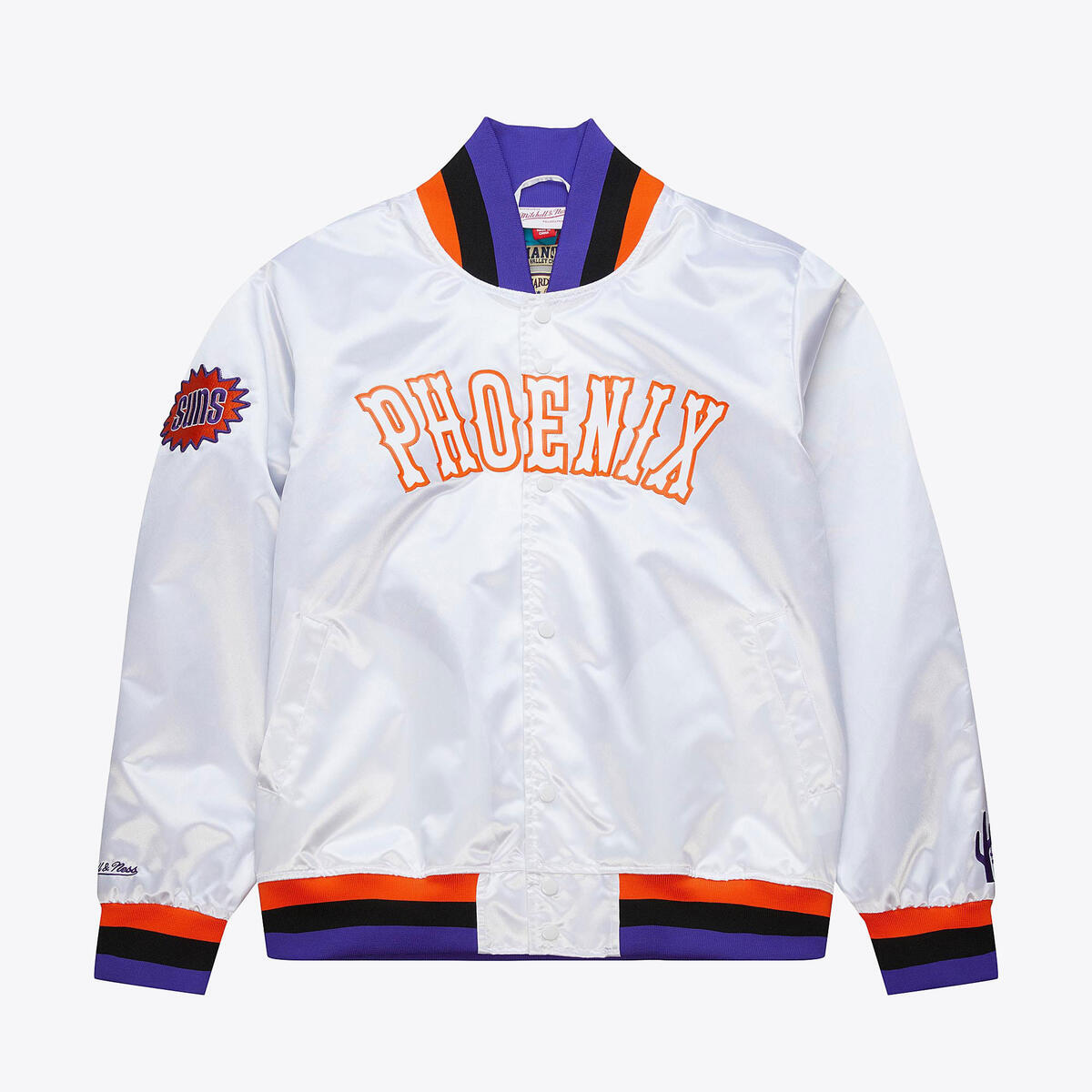 NBA MANOR X SUNS JACKET SUNS White JK8172-PSUWHIT - Image 6