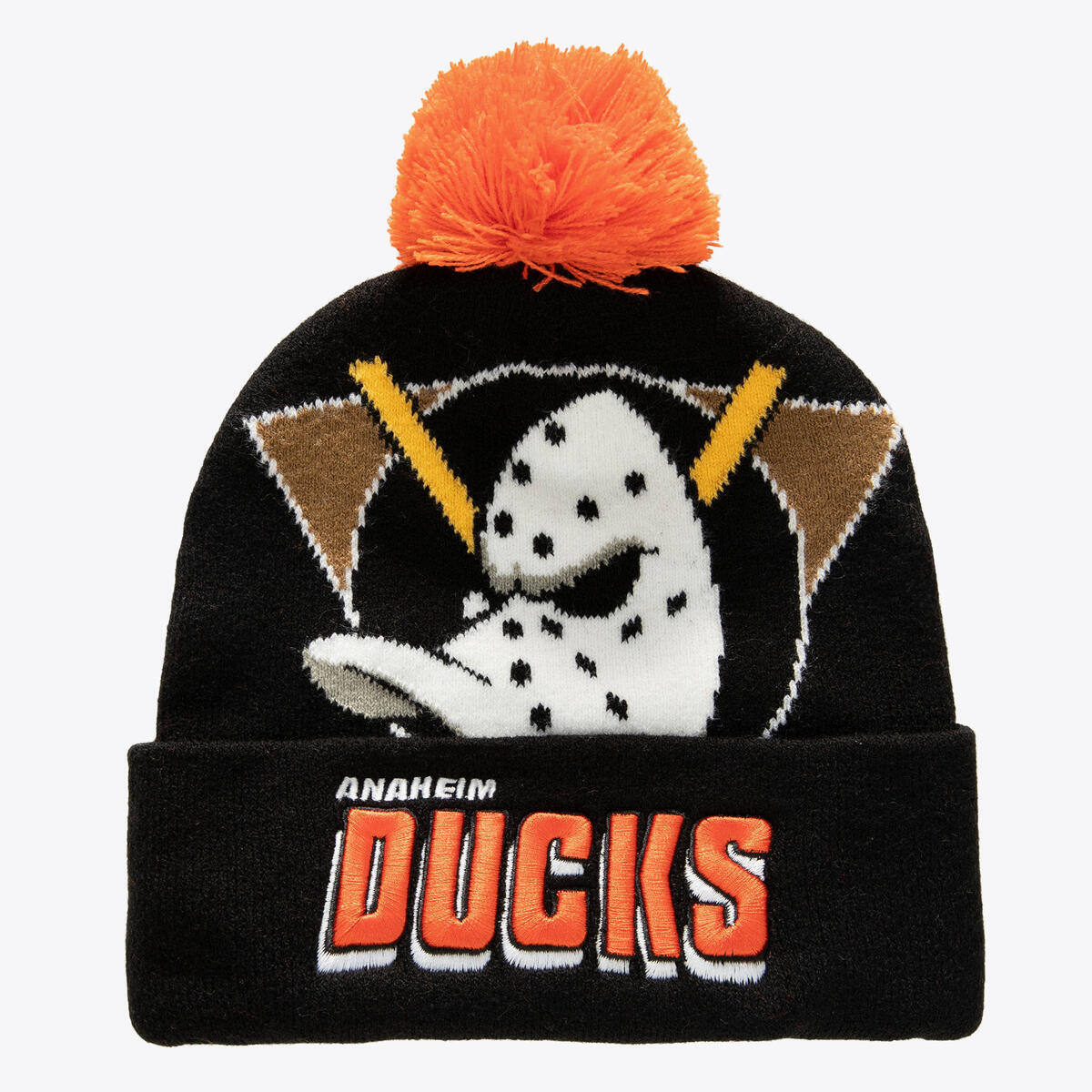 NHL PUNCH OUT POM KNIT DUCKS Black KTPCDX22016-ADUBLCK - Image 1