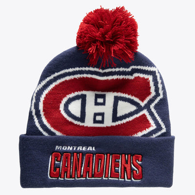 NHL PUNCH OUT POM KNIT CANADIENS Blue KTPCDX22016-MCABLUE - Image 1