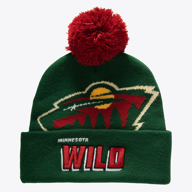 NHL PUNCH OUT POM KNIT WILD Green KTPCDX22016-MWIGREN - Image 1