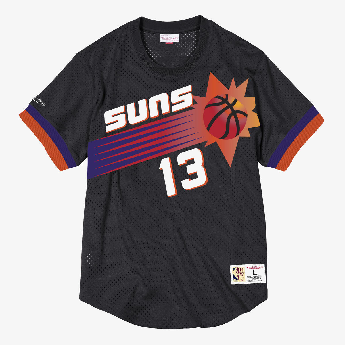NBA N&N MESH TOP SUNS 1996 STEVE NASH Black NNMPSC19040-PSUBLCK96SNA - Image 1