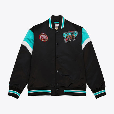 NBA HEAVYWEIGHT SATIN JACKET GRIZZLIES Black OJBF5516-VGRYYPPPBLCK - Image 1