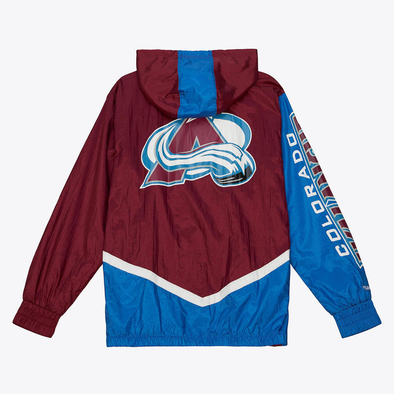 NHL UNDENIABLE FULL ZIP WINDBREAKER AVALANCHE Cardinal OJZP3409-CAVYYPPPCARD - Image 2