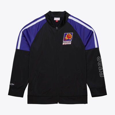 NBA COLOR BLOCKED TRACK JACKET VINTAGE LOGO SUNS Black OJZP6587-PSUYYPPPBLCK - Image 3