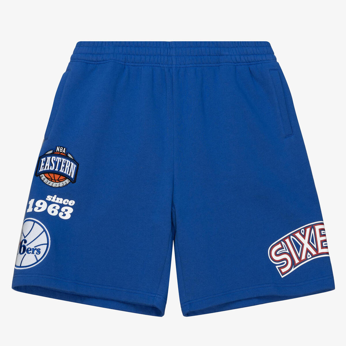 NBA TEAM ORIGINS FLEECE SHORTS 76ERS - Royal
