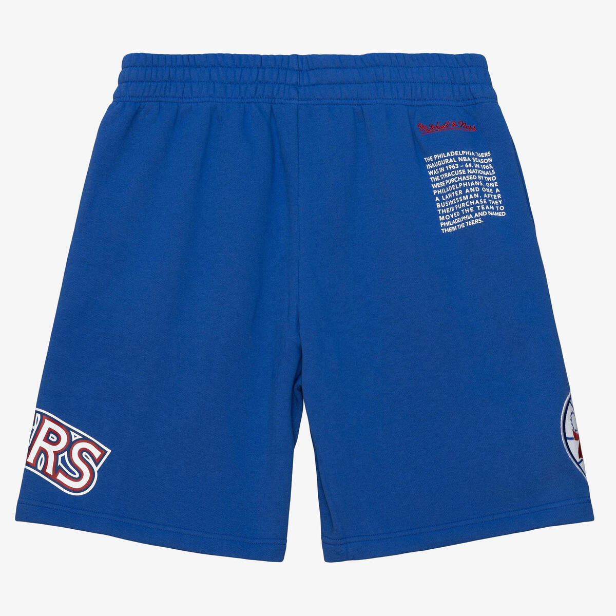 NBA TEAM ORIGINS FLEECE SHORTS 76ERS - Royal - Image 2