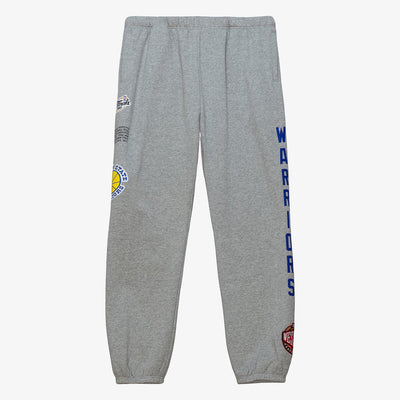 NBA TEAM ORIGINS FLEECE PANTS WARRIORS Grey Heather PSWP4850-GSWYYPPPGYHT - Image 1