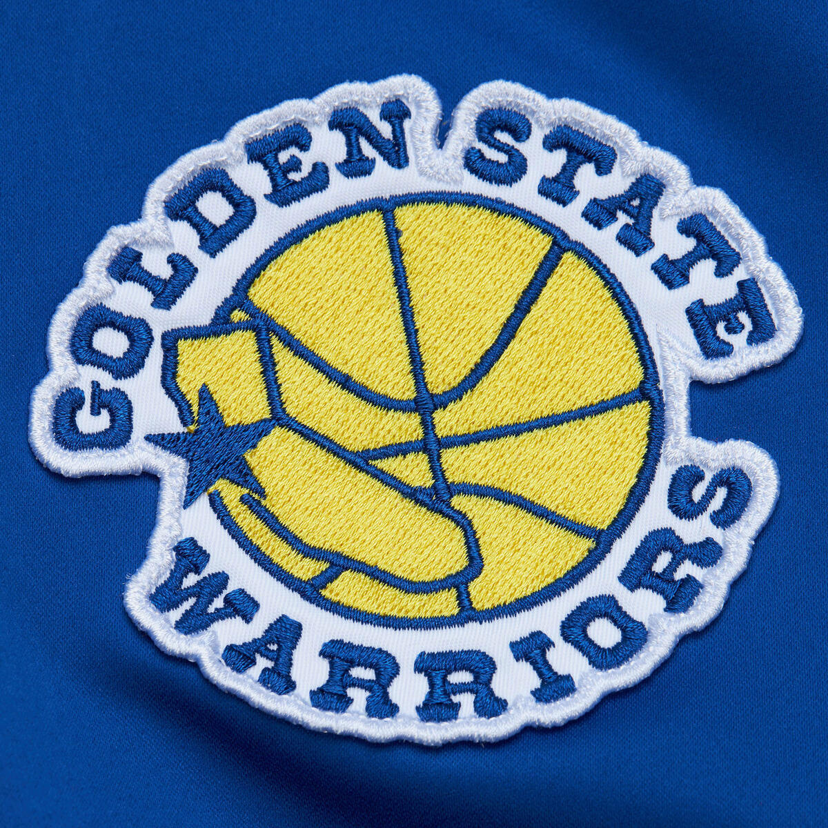 NBA LIGHTWEIGHT SATIN BOMBER VINTAGE LOGO WARRIORS - Image 8