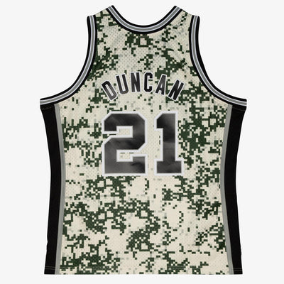 NBA ALTERNATE JERSEY SPURS 2013 TIM DUNCAN Camo SMJY4453-SAS13TDUCAMO - Image 2