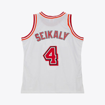 NBA HOME JERSEY HEAT 1988 RONY SEIKALY White SMJY4927-MHE88RSIWHIT - Image 2
