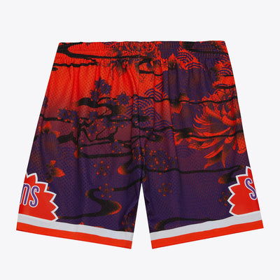 NBA AH SWINGMAN SHORTS 5.0 SUNS 1991 Orange-Purple SMSH5183-PSU91PPPORPR - Image 2