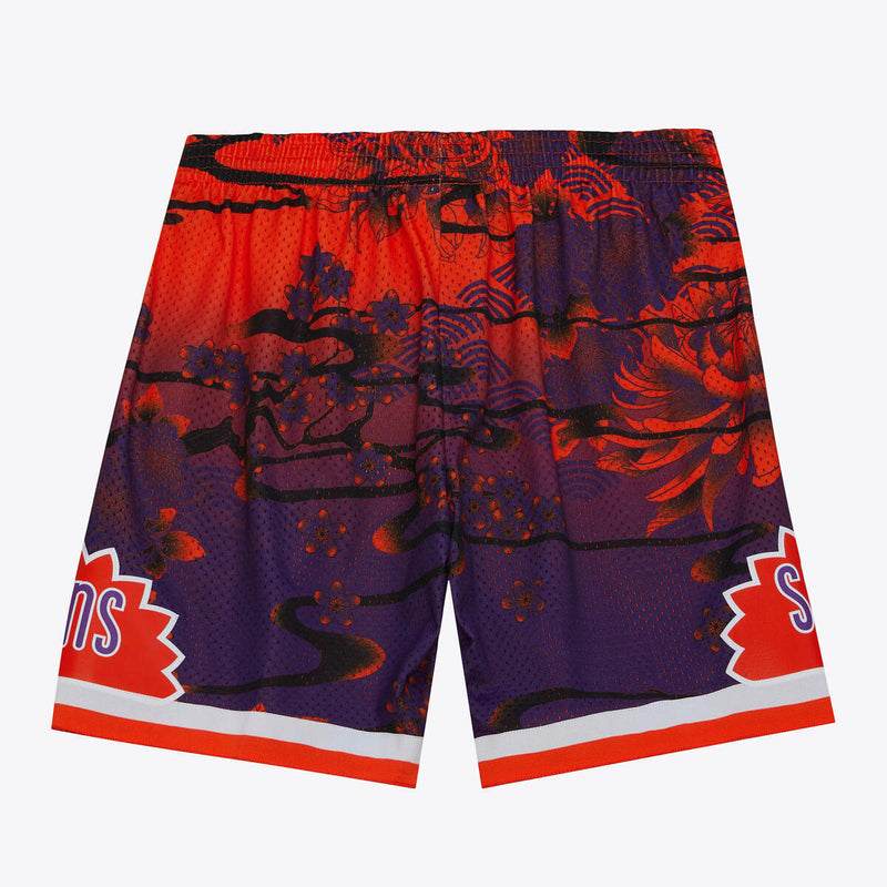 NBA AH SWINGMAN SHORTS 5.0 SUNS 1991 Orange-Purple SMSH5183-PSU91PPPORPR - Image 2