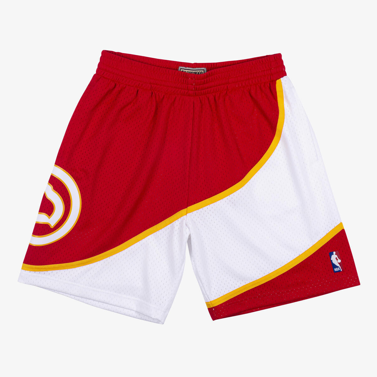 NBA SWINGMAN SHORTS HAWKS 86 University Red SMSHAC19141-AHASCAR86 - Image 1