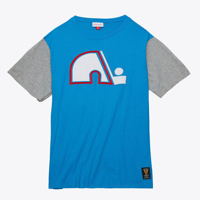 NHL COLOR BLOCKED SS TEE NORDIQUES Light Blue TCRW1222-QNOYYPPPLTBL - Image 1
