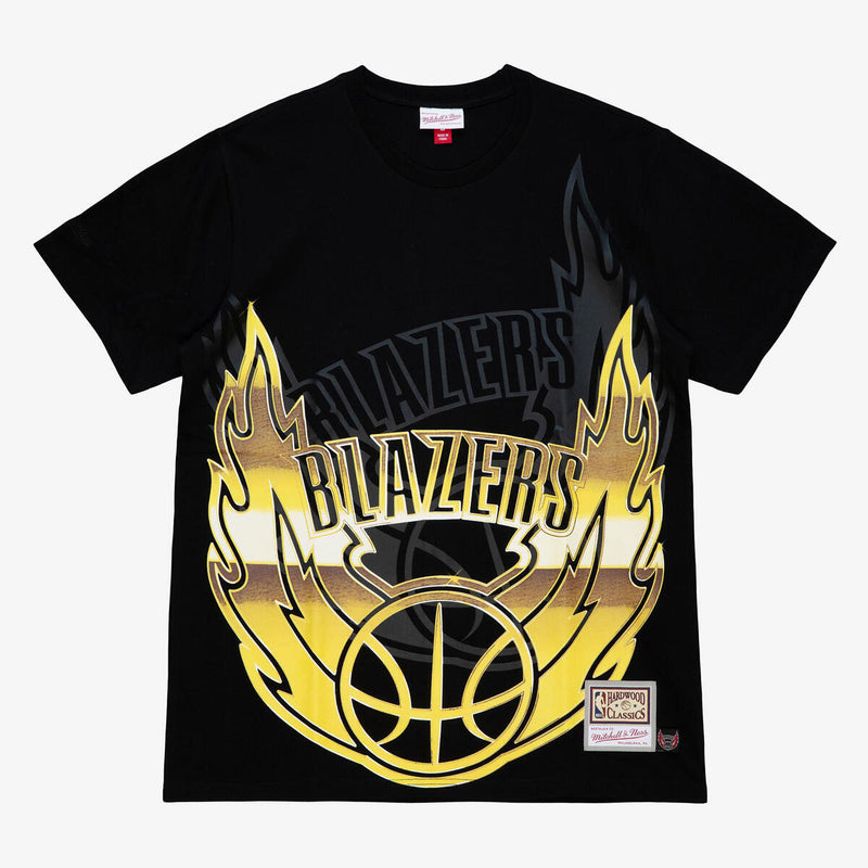NBA BIG FACE 4.0 SS TEE TRAIL BLAZERS Black TCRW1260-PTBYYPPPBLCK - Image 1