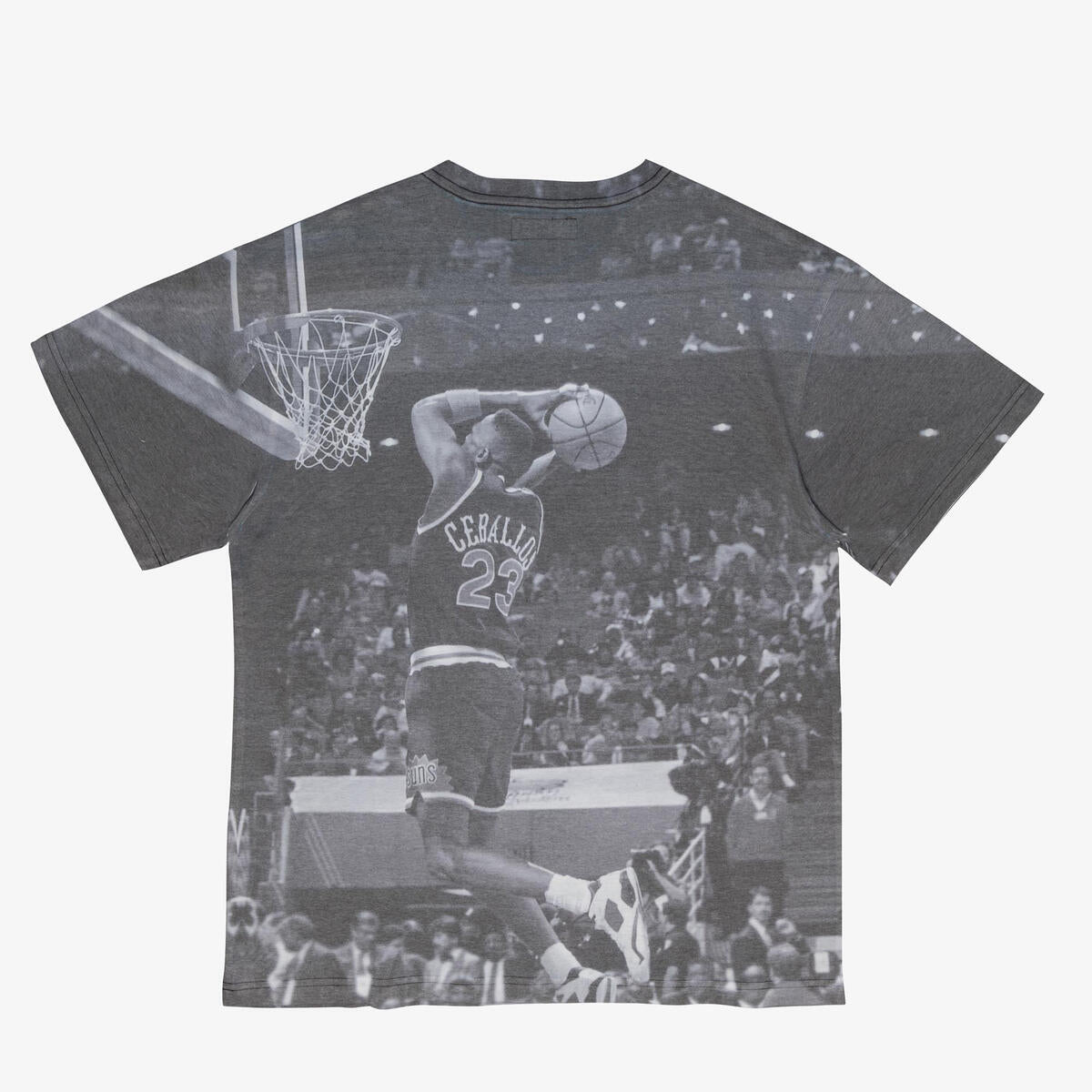 NBA ABOVE THE RIM SUBLIMATED SS TEE SUNS CEDRIC CEBALLOS White TCRW3401-PSUYYCCBWHIT - Image 2