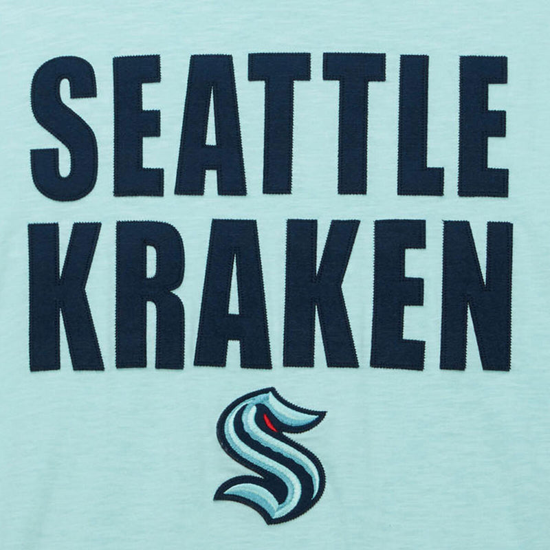 NHL LEGENDARY SLUB SS TEE KRAKEN Light Blue TCRW5507-SKRYYPPPLTBL - Image 3