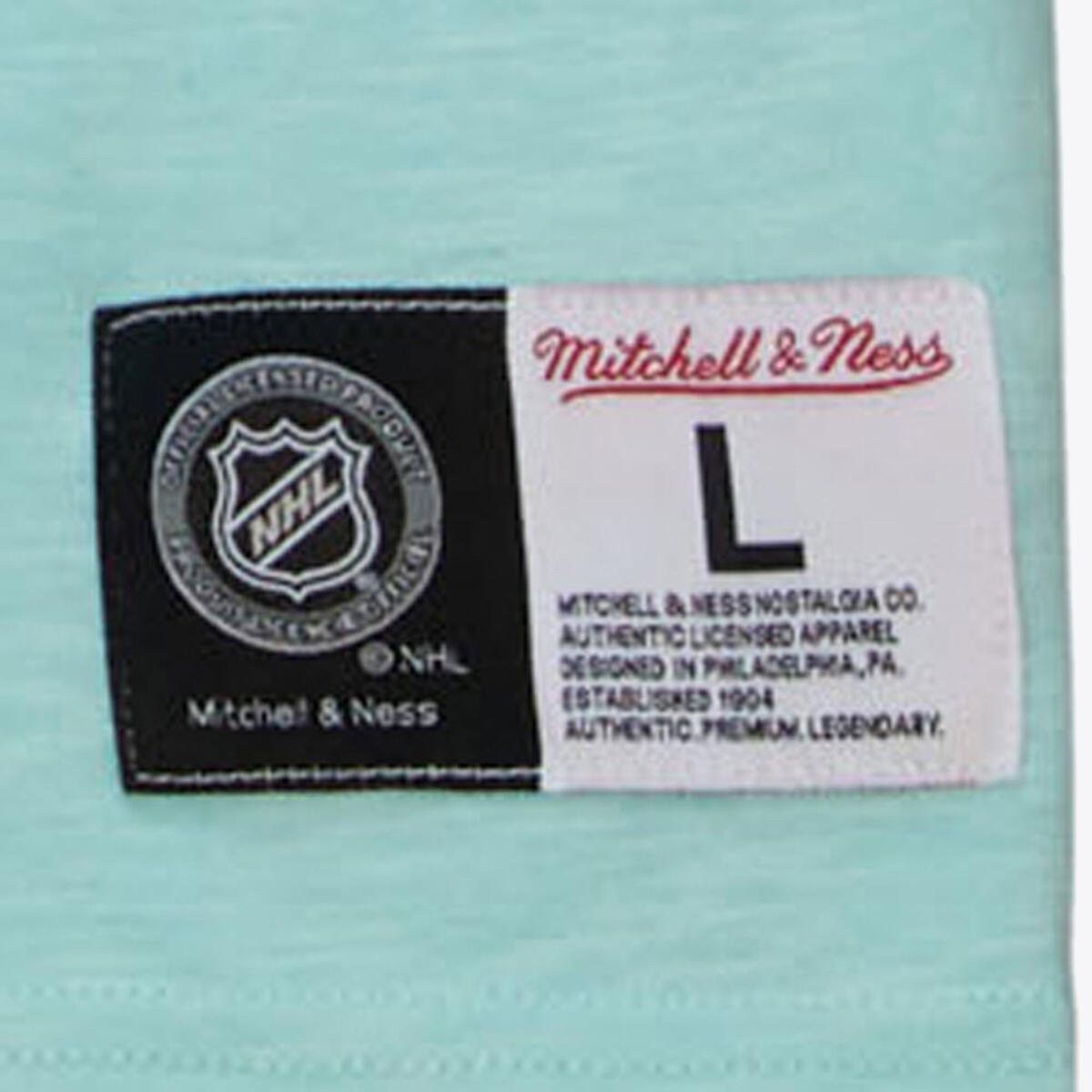 NHL LEGENDARY SLUB SS TEE KRAKEN Light Blue TCRW5507-SKRYYPPPLTBL - Image 4