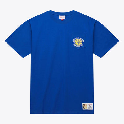 NBA PREMIUM POCKET TEE WARRIORS Royal TCRW6277-GSWYYPPPROYA - Image 1