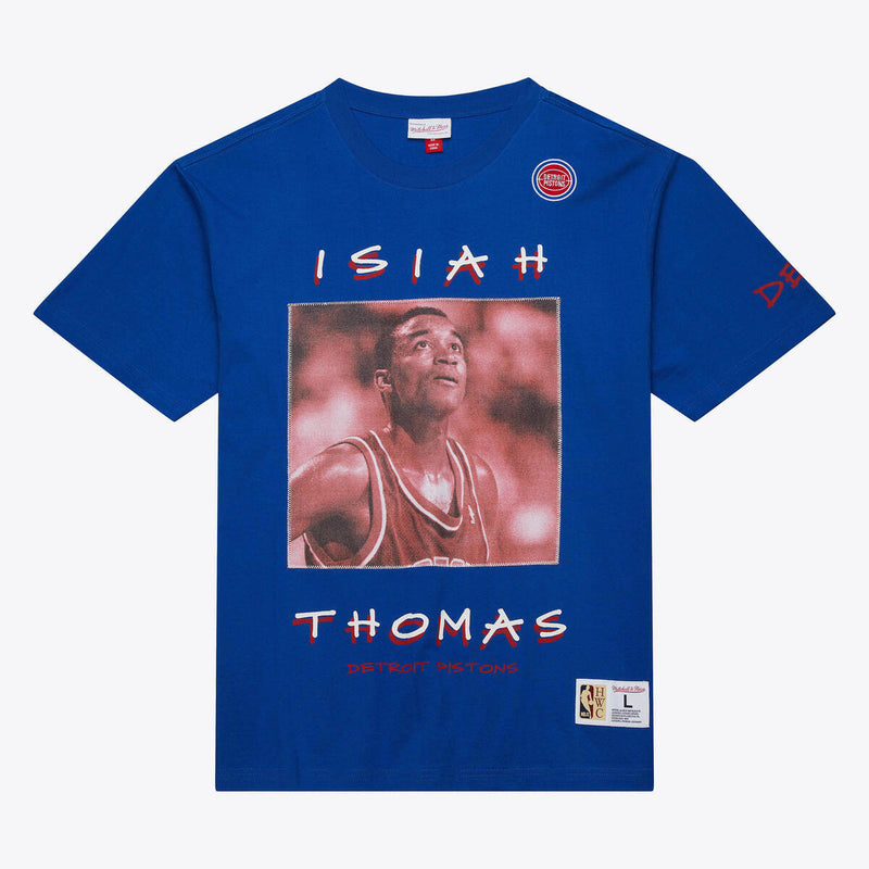 NBA HEAVYWEIGHT PREMIUM PLAYER TEE VINTAGE LOGO PISTONS ISAIAH THOMAS - Image 6