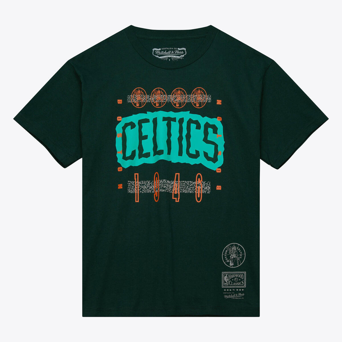 NBA 90S REFLECTIVE STATIC SS PREMIUM TEE CELTICS Green TCRW6778-BCEYYPPPGREN - Image 4