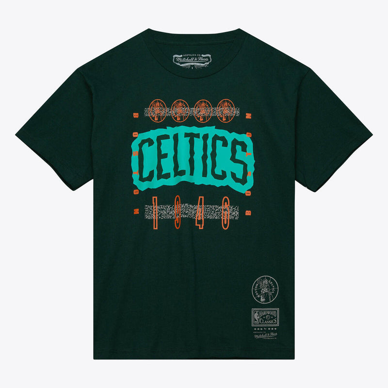 NBA 90S REFLECTIVE STATIC SS PREMIUM TEE CELTICS Green TCRW6778-BCEYYPPPGREN - Image 4