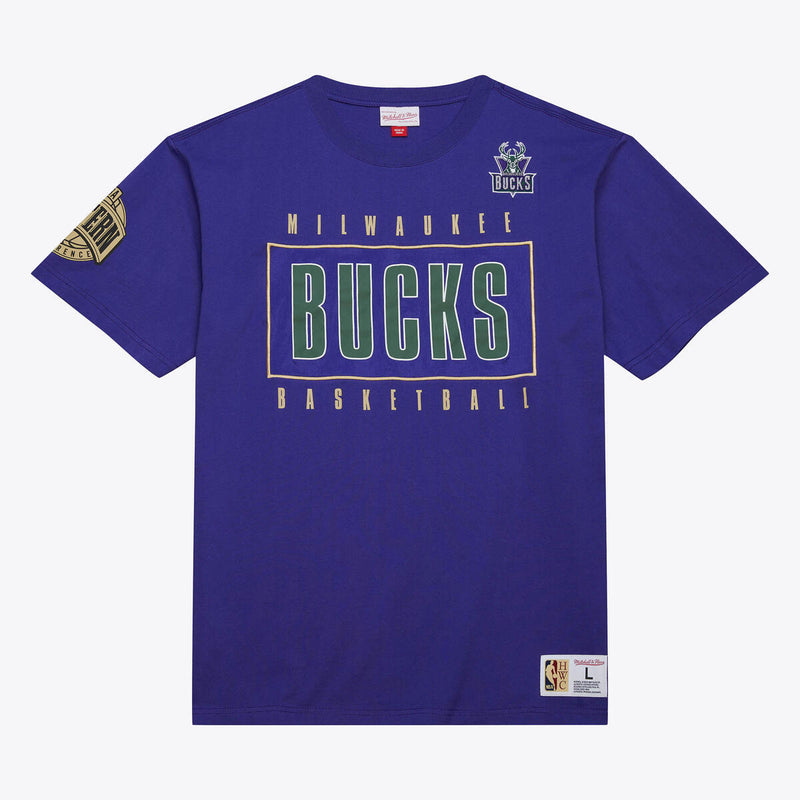 NBA TEAM OG 2.0 PREMIUM SS TEE VINTAGE LOGO BUCKS REGAL PURPLE TCRW7096-MBUYYPPPRGPR - Image 6