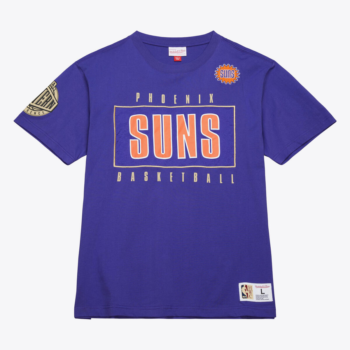 NBA TEAM OG 2.0 PREMIUM SS TEE VINTAGE LOGO SUNS REGAL PURPLE TCRW7096-PSUYYPPPRGPR - Image 6