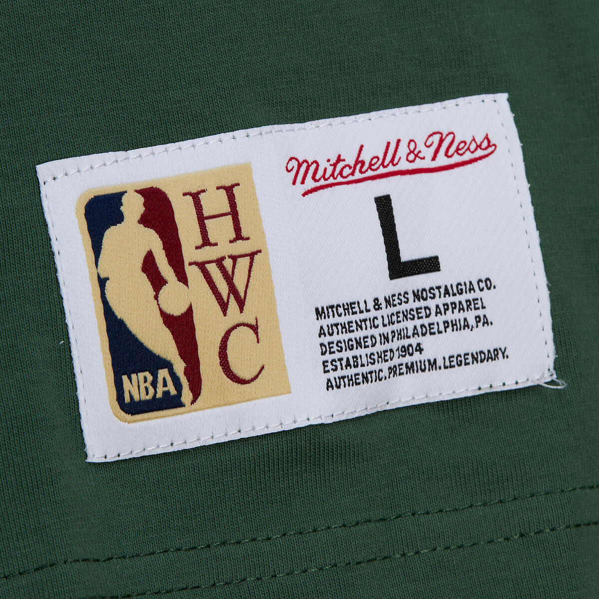 NBA TEAM OG 2.0 PREMIUM SS TEE VINTAGE LOGO SUPERSONICS Bucks Green TCRW7096-SSUYYPPPBUGN - Image 5