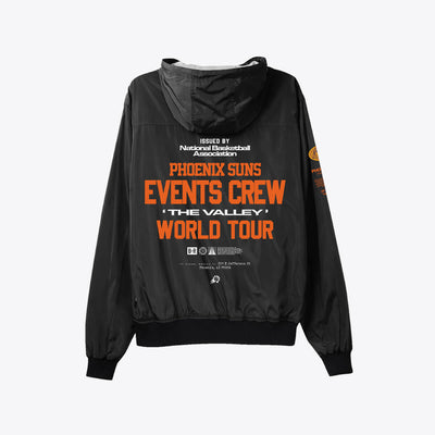 NBA CREW JACKET SUNS Black WUJKBR1047-PSUBLCK - Image 2