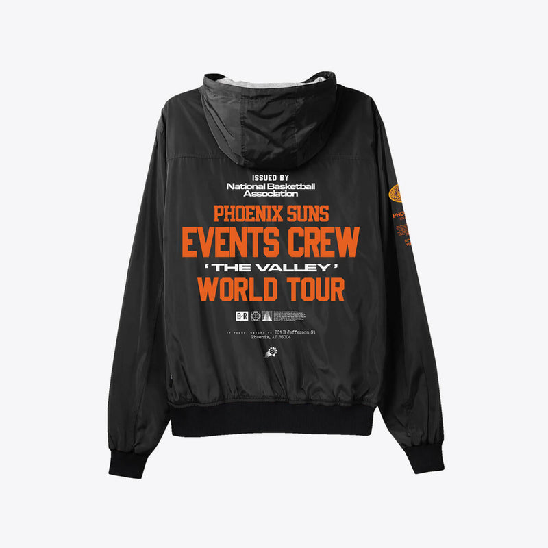 NBA CREW JACKET SUNS Black WUJKBR1047-PSUBLCK - Image 2